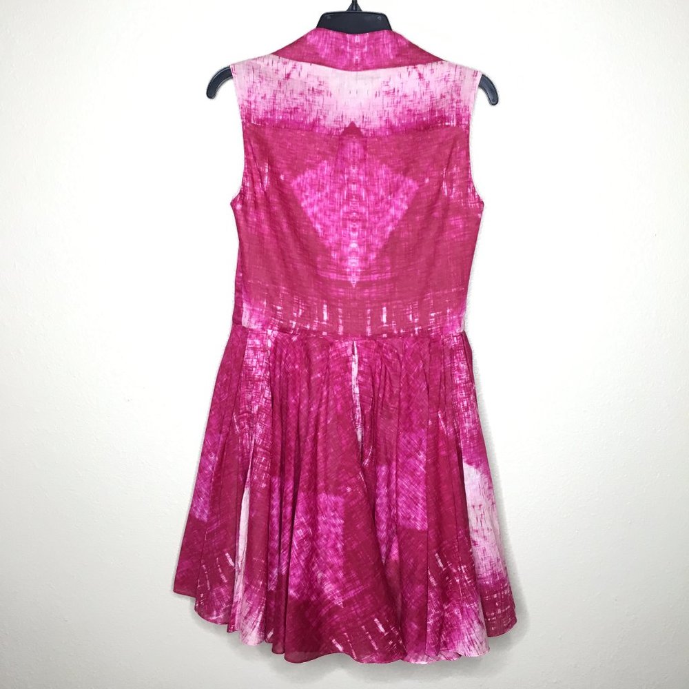 - HALSTON HERITAGE Raspberry Diamond Dress - Picture 8 of 8